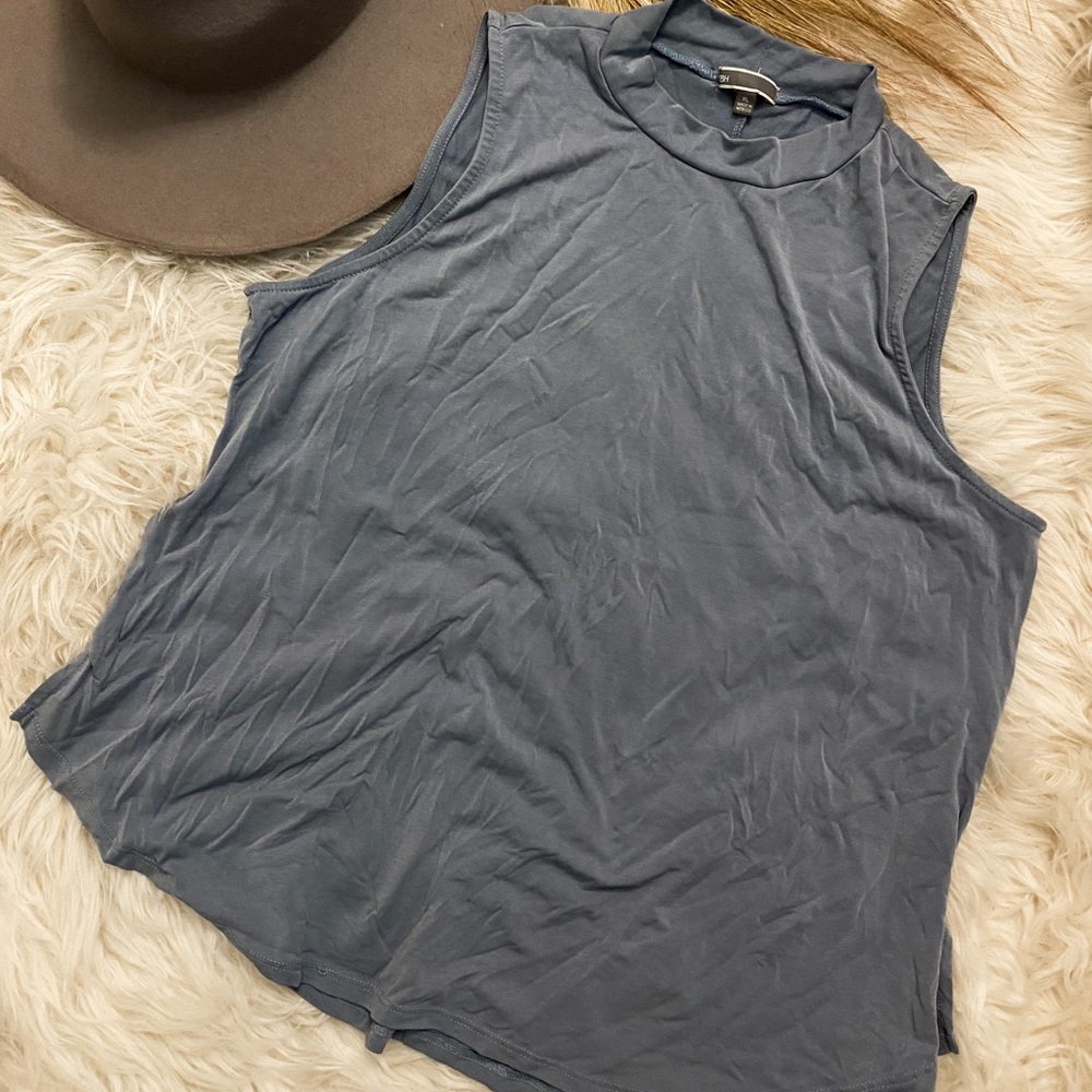 High neck tank top